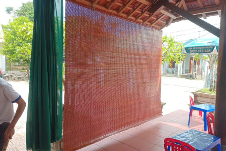 Rèm tre trúc che nắng ngoài trời Quảng Ngãi